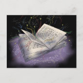 ハガキ読の魔法 ポストカード (正面)