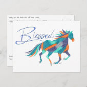 ハガキ賛美ーホースバイシェリー・ジャービス ポストカード (正面/裏面)