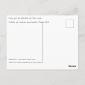 ハガキ賛美ーホースバイシェリー・ジャービス ポストカード (裏面)