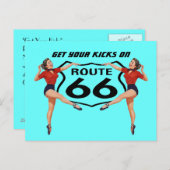 ハガキ蹴がルートで取得66 - Road Trip PC ポストカード (正面/裏面)