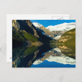 ハガキ鏡レイクルイーズ,アルバータカナダ ポストカード (正面/裏面)