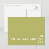 ハガキ – こんにちは愛してるOK? ポストカード (正面/裏面)