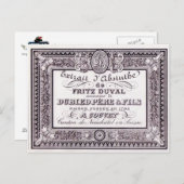 ハガキ・アブサン・デュヴァル ポストカード (正面/裏面)