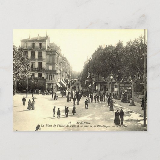 ハガキ、アヴィニョン ポストカード (正面)