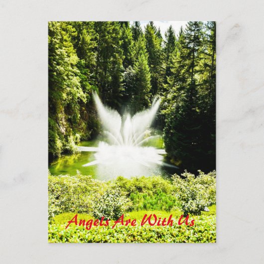 ハガキ・エンジェルが一緒にいる ポストカード (正面)