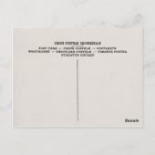 ハガキ：カブール ポストカード (裏面)