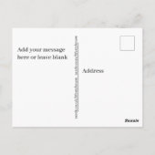 ハガキ – ゲイレインボー誇りを持った、自分が何者であるかを知る ポストカード (裏面)