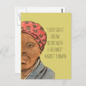 ハガキ「シスタフッド」シリーズ – ハリエット ポストカード (正面/裏面)