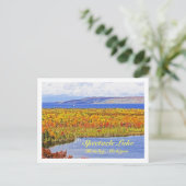 ハガキ、スペクタクル湖、ブリムリー、ミシガン ポストカード (スタンド正面)