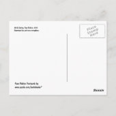 ハガキ，ダウンタウンパソロブレス， CA ポストカード (裏面)