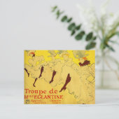 ハガキ:トゥールーズ・ロートレック – Dance Sien ポストカード (スタンド正面)