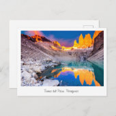 ハガキ、トーレスデルペイネパタゴニア ポストカード (正面/裏面)