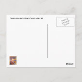 ハガキ:ファン・ゴッホのトゥールーズ・ロートレックポートレート ポストカード (裏面)