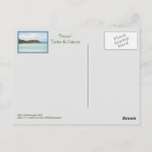 ハガキ、プロビデンシアレス、タークス&カイコス諸島 ポストカード (裏面)