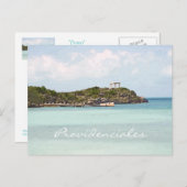 ハガキ、プロビデンシアレス、タークス&カイコス諸島 ポストカード (正面/裏面)