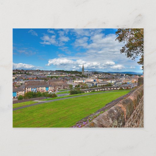 ハガキ・ロンドンデリー，北アイルランド，イギリス。 ポストカード (正面)