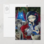 ハガキ「夜の呼びかけ」 ポストカード (正面/裏面)