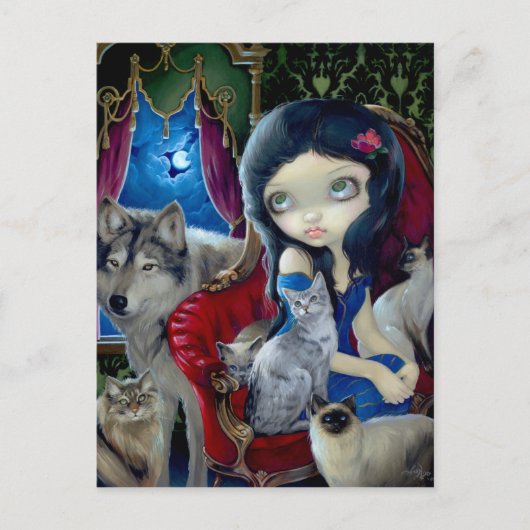 ハガキ「夜の呼びかけ」 ポストカード (正面)