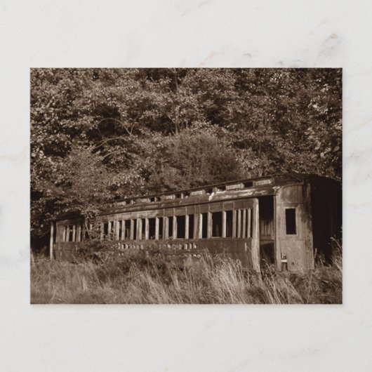 ハガキ～旅客列車～過去の幽霊 ポストカード (正面)