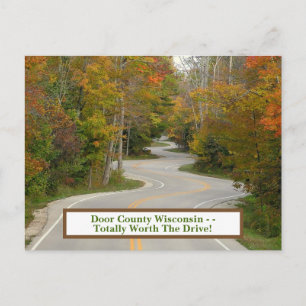 ハガキ、"DOOR COUNTY (WIS.)- – ドライブの価値! ポストカード