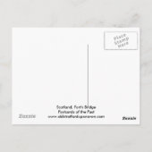 ハガキ、Forth Bridge、スコットランド ポストカード (裏面)