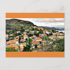 ハガキAntibes，フランス ポストカード