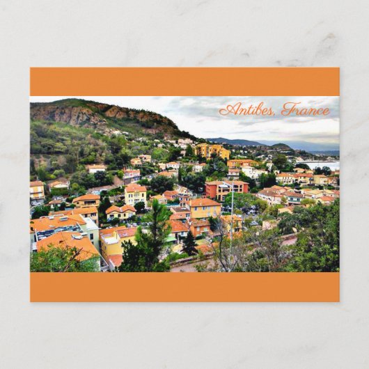 ハガキAntibes，フランス ポストカード (正面)