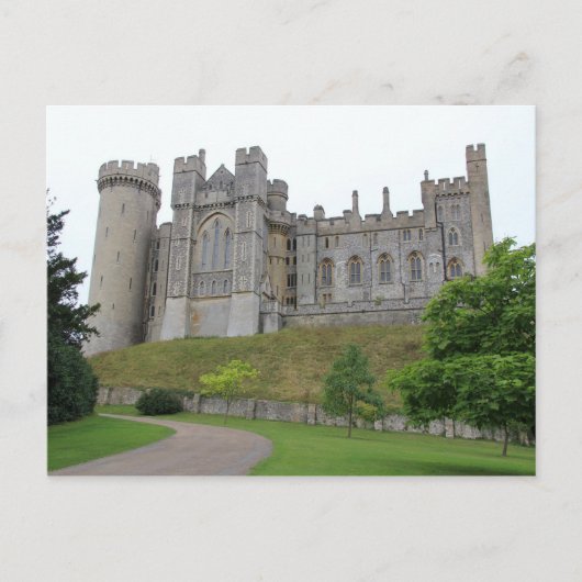 ハガキArundel Castle Overall, West Sussex U.K. ポストカード (正面)
