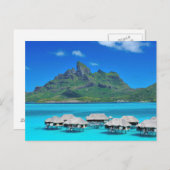 ハガキBora Bora, Sous-Le-Vent, Polynesiaフランスの ポストカード (正面/裏面)