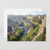 ハガキChemin de la Corniche – ルクセンブルク ポストカード (正面/裏面)