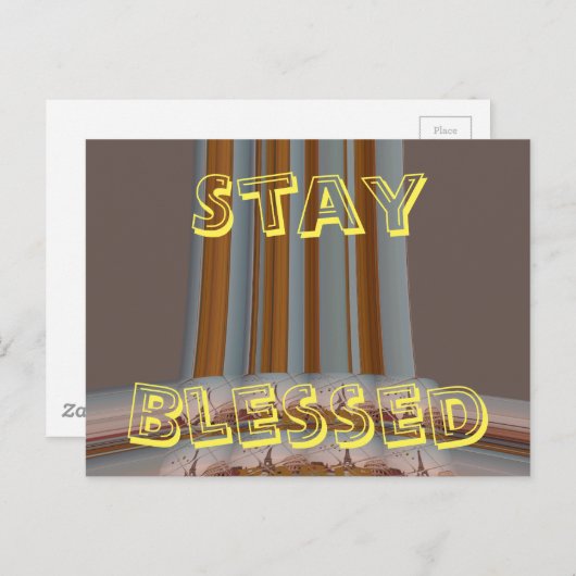 ハガキIラブエッフェルタワー賛美ステイ ポストカード (正面/裏面)