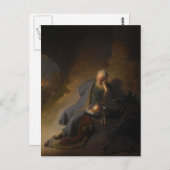 ハガキJeremiah Jerusalem Rebrandt ポストカード (正面/裏面)