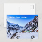 ハガキMalaiesti,ブセギ山ルーマニア ポストカード (正面/裏面)