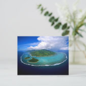 ハガキMoorea島の概要,ポリネシアフランスの州 ポストカード (スタンド正面)