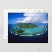 ハガキMoorea島の概要,ポリネシアフランスの州 ポストカード (正面/裏面)