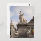 ハガキPl. de Brouckere、ブリュッセル ポストカード (正面/裏面)