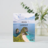 ハガキRaja Ampat Islands，インドネシア シーズンポストカード (スタンド正面)