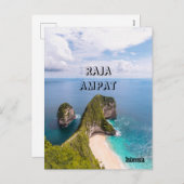 ハガキRaja Ampat Islands，インドネシア シーズンポストカード (正面/裏面)