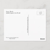 ハガキSailfish Water Fountain Stuart，フロリダ ポストカード (裏面)