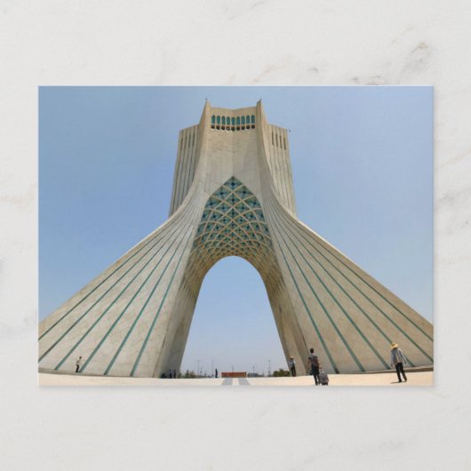 ハガキThe Azadi Tower (Of Freedom)，テヘラン・イラン ポストカード (正面)