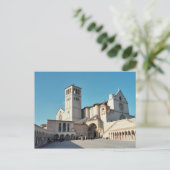 ハガキThe Basilica of Assisi, Umbria Italy ポストカード (スタンド正面)