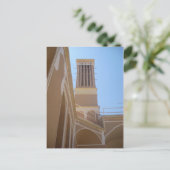 ハガキThe city of Yazd,イラン ポストカード (スタンド正面)