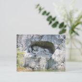 ハガキThe Lion Monument, Lucerne，スイス ポストカード (スタンド正面)