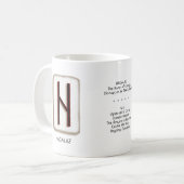 ハガラズルーヌストーンマグ コーヒーマグカップ (正面左)