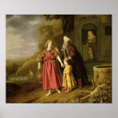 ハガルとイシュマエルの追放， c.1644 ポスター (正面)