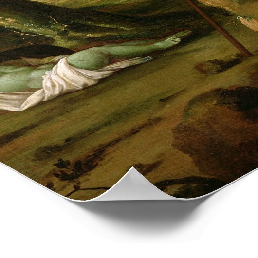 ハガルとイシュマエルは天使に救われた, c.1648 ポスター (角)