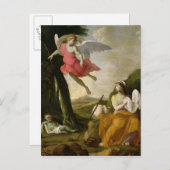 ハガルとイシュマエルは天使に救われた, c.1648 ポストカード (正面/裏面)