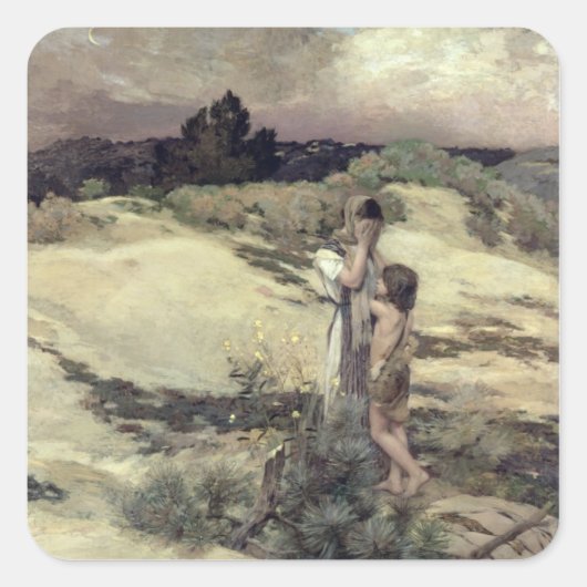 ハガルとイシュマエル スクエアシール (正面)