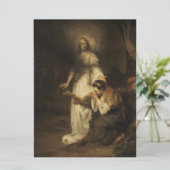 ハガルと天使（カレル・ファブリティウス著） カード (スタンド正面)