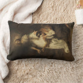 ハガルと天使（カレル・ファブリティウス著） ランバークッション (ブランケット)